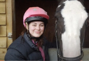 A girl and a horse