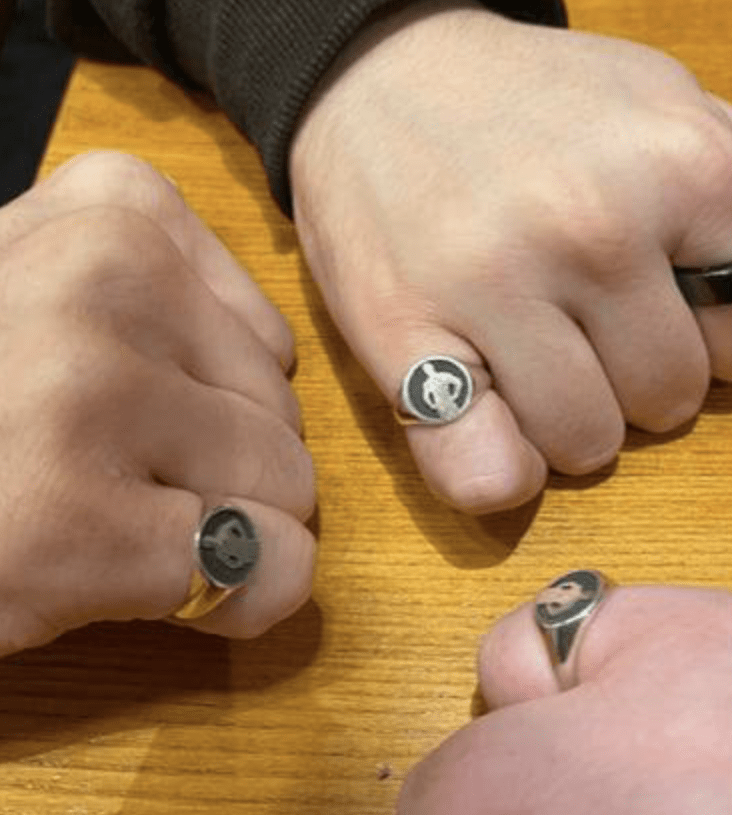 A Fibro Guy Logo Ring