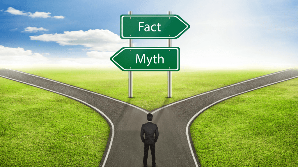 A man at cross roads between myths and facts
