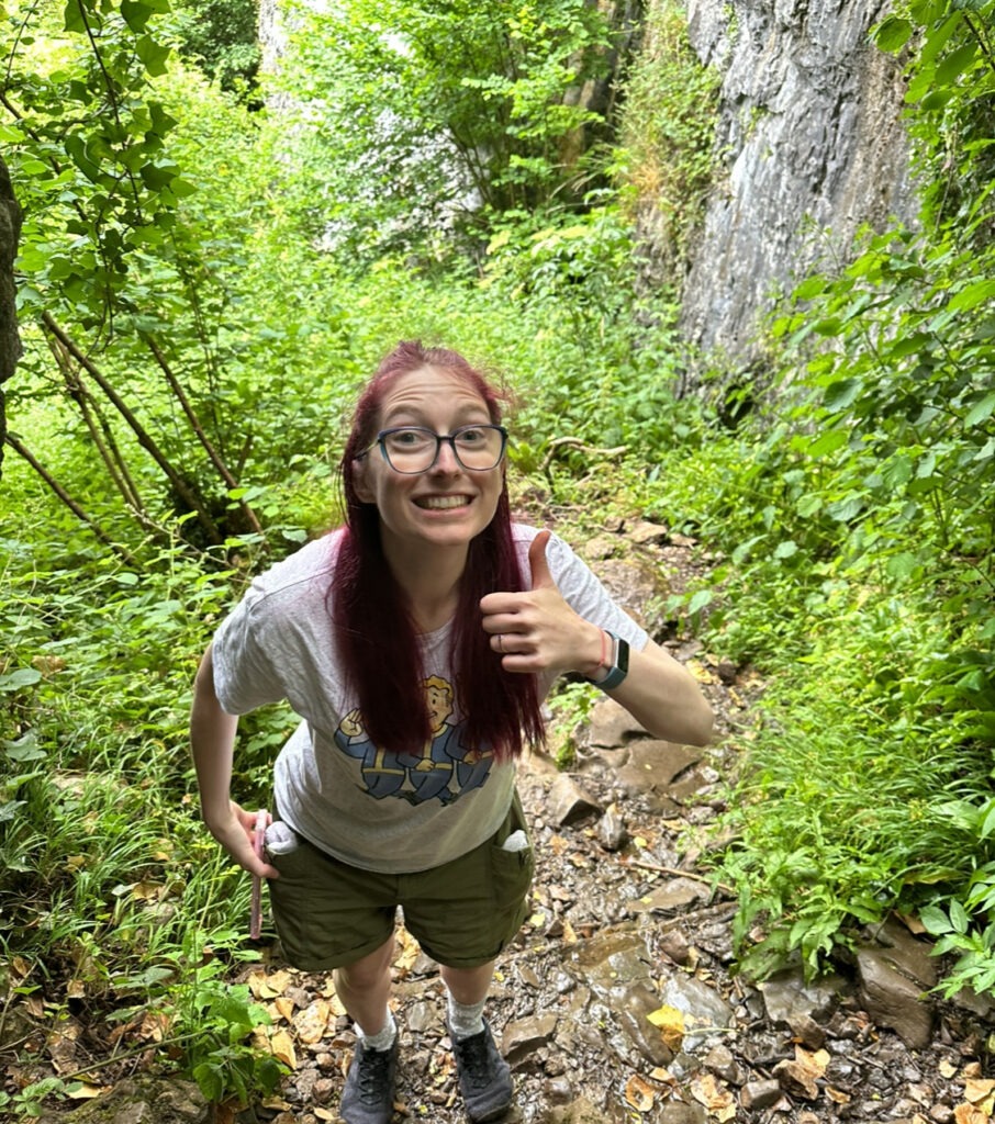 A Woman Hiking