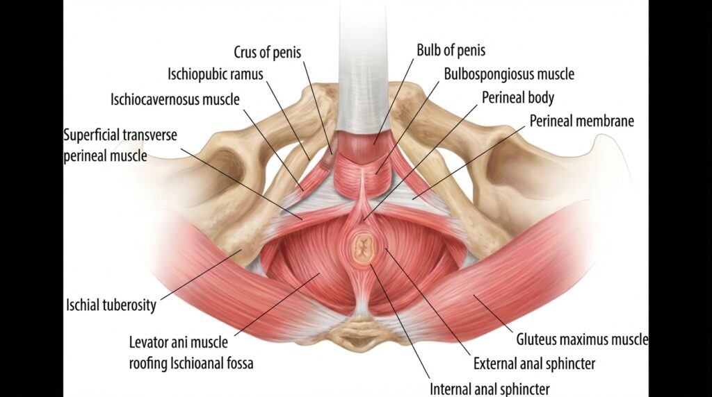 the male pelvic floor