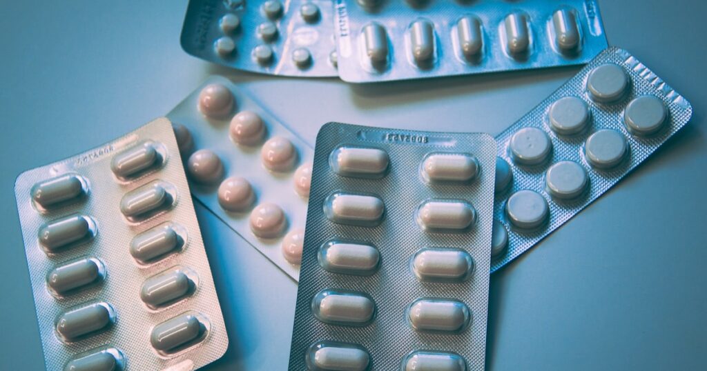 Various medication blister packs - pain medication options for hypermobility and Ehlers-Danlos syndrome